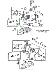 Carburetor Assemblies parts for Briggs & Stratton Engine 110902-3197-01 from AppliancePartsPros.com