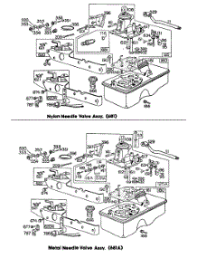 Carburetor & Fuel Tank Assy parts for Briggs & Stratton Engine 110908-0201-99 from AppliancePartsPros.com