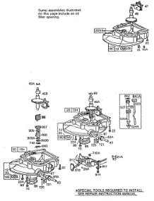 (3)Sump Bases,Right Angle Dr parts for Briggs & Stratton Engine 110908-1236-01 from AppliancePartsPros.com
