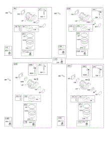 Carburator parts for Briggs & Stratton Engine 124T02-0101-B1 from AppliancePartsPros.com