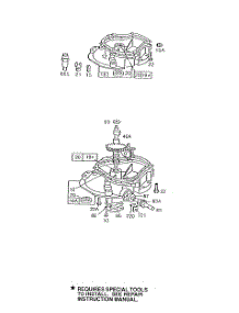 Sump Base Assemblies parts for Briggs & Stratton Engine 130902-1189-04 from AppliancePartsPros.com