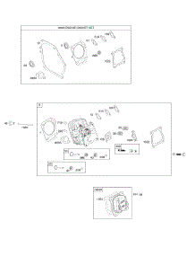 Cylinder Head, Gasket Set parts for Briggs & Stratton Engine 130G32-0104-H1 from AppliancePartsPros.com