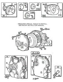 Mufflers,Gear Case,Crankcase parts for Briggs & Stratton Engine 131232-0401-01 from AppliancePartsPros.com