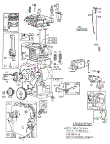 Cylinder,Cylinder Hd,Piston parts for Briggs & Stratton Engine 131452-0303-01 from AppliancePartsPros.com