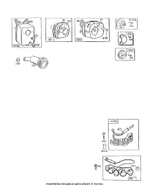 Mufflers, Deflectors, Elect. parts for Briggs & Stratton Engine 131702-3129-01 from AppliancePartsPros.com