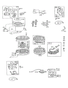 Flywheels,Electrical,Rewind parts for Briggs & Stratton Engine 131922-0136-01 from AppliancePartsPros.com