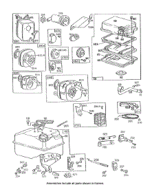Mufflers,Air Cleaners,Fuel parts for Briggs & Stratton Engine 132212-0319-01 from AppliancePartsPros.com