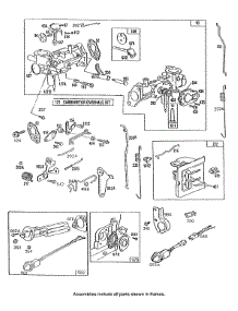 Carburetor,Oil Gard,Controls parts for Briggs & Stratton Engine 132212-2260-01 from AppliancePartsPros.com