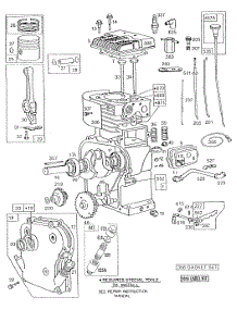 Cylinder,Cylinder Hd,Piston parts for Briggs & Stratton Engine 132232-0248-01 from AppliancePartsPros.com
