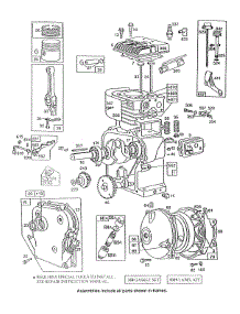Cylinder,Gearcase,Piston Grp parts for Briggs & Stratton Engine 132232-0444-01 from AppliancePartsPros.com