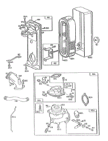 Carburetor & Fuel Assy parts for Briggs & Stratton Engine 170402-2308-01 from AppliancePartsPros.com