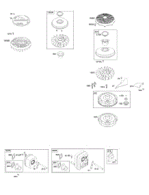 Exhaust System, Flywheel parts for Briggs & Stratton Engine 219807-0121-E9 from AppliancePartsPros.com