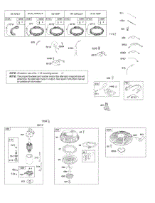 Alternator, Electric Starter, Ignition, Rewind Starter parts for Briggs & Stratton Engine 219807-0146-B1 from AppliancePartsPros.com