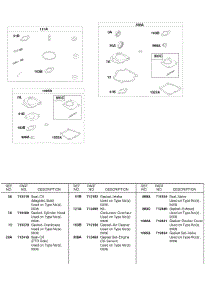 Carburetor Overhaul Kit, Engine / Valve Gasket Sets parts for Briggs & Stratton Engine 245437-0532-B1 from AppliancePartsPros.com