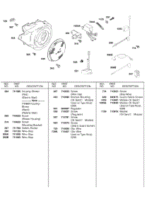 Blower Housing, Regulator, Wires parts for Briggs & Stratton Engine 245437-0539-E1 from AppliancePartsPros.com