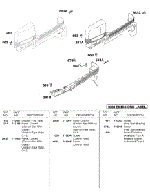 Control Panel parts for Briggs & Stratton Engine 247437-0112-E9 from AppliancePartsPros.com