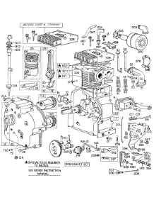 Cylinder,Crankcase,Piston parts for Briggs & Stratton Engine 251412-0212-99 from AppliancePartsPros.com