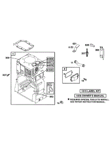 Cylinder parts for Briggs & Stratton Engine 252412-0223-99 from AppliancePartsPros.com