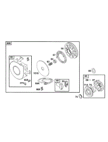 Rewind Assy parts for Briggs & Stratton Engine 252412-0634-01 from AppliancePartsPros.com