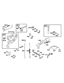 Controls parts for Briggs & Stratton Engine 252417-0205-99 from AppliancePartsPros.com
