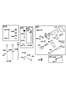 Oil Fill, Oil Gard parts for Briggs & Stratton Engine 254422-4014-05 from AppliancePartsPros.com