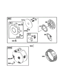 Rewind Assy parts for Briggs & Stratton Engine 254427-0566-01 from AppliancePartsPros.com