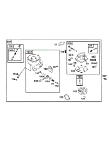 Carburetor Assy parts for Briggs & Stratton Engine 254427-4012-01 from AppliancePartsPros.com