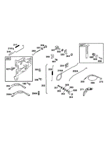 Controls parts for Briggs & Stratton Engine 254427-4024-01 from AppliancePartsPros.com