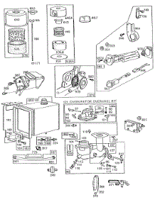 Carb,A / C,Fuel Tank,Primer parts for Briggs & Stratton Engine 254427-5034-99 from AppliancePartsPros.com