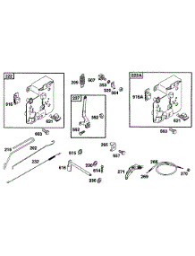 Controls parts for Briggs & Stratton Engine 255707-0105-01 from AppliancePartsPros.com