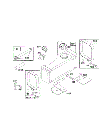 Fuel Tank Assembly parts for Briggs & Stratton Engine 259702-4016-01 from AppliancePartsPros.com