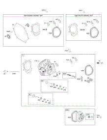 Cylinder Head, Gasket Sets parts for Briggs & Stratton Engine 25P132-0002-G1 from AppliancePartsPros.com