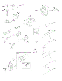Alternator, Armature, Electrical System, Ignition, Spark Plug parts for Briggs & Stratton Engine 25T235-0040-B1 from AppliancePartsPros.com