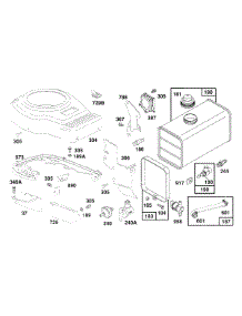 Fuel Tank,Blower Hsg,Guards parts for Briggs & Stratton Engine 260772-0110-01 from AppliancePartsPros.com