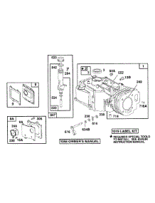 Cylinder,Oil Fill,Breathers parts for Briggs & Stratton Engine 260777-0026-01 from AppliancePartsPros.com