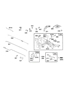 Control Bracket Assembly parts for Briggs & Stratton Engine 261777-0156-01 from AppliancePartsPros.com