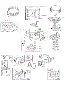 Mufflers,Rewind,Flywheels parts for Briggs & Stratton Engine 281707-0195-01 from AppliancePartsPros.com