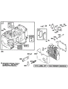 Cylinder, Head parts for Briggs & Stratton Engine 282707-0026-01 from AppliancePartsPros.com