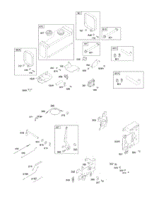 Fuel, Brackets, Controls, Springs parts for Briggs & Stratton Engine 286707-1162-E1 from AppliancePartsPros.com