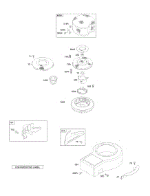 Blower Housing, Rotating Screen parts for Briggs & Stratton Engine 286707-4021-01 from AppliancePartsPros.com