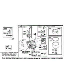 Carburetor Assy parts for Briggs & Stratton Engine 28A707-0113-01 from AppliancePartsPros.com