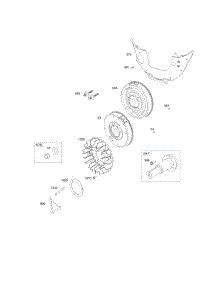 Air Guides, Rotating Screens, Blower Housings parts for Briggs & Stratton Engine 613477-3048-J1 from AppliancePartsPros.com