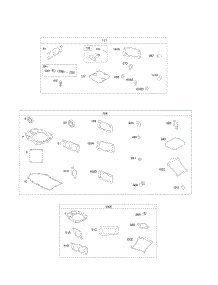 Carburetor Overhaul Kit, Engine / Valve Gasket Sets parts for Briggs & Stratton Engine 613777-0118-B1 from AppliancePartsPros.com