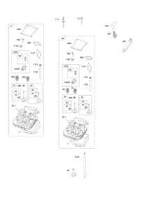 Cylinder Heads parts for Briggs & Stratton Engine 613777-2113-B2 from AppliancePartsPros.com