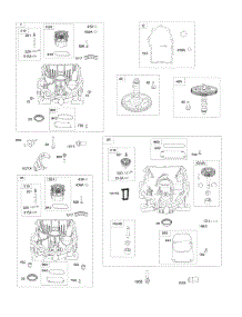 Cylinder Heads, Rocker Covers parts for Briggs & Stratton Engine 61E877-0002-J1 from AppliancePartsPros.com