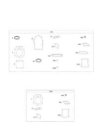 Engine Gasket Set, Valve Gasket Set parts for Briggs & Stratton Engine 61E977-0002-J1 from AppliancePartsPros.com