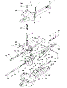 Single Speed Transaxle Parts For Greenbrier Lawn Tractor 704 From Appliancepartspros.Com