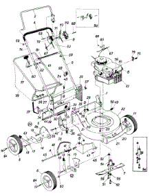 Parts Parts For J.C. Penney Push Walk-Behind Mower 252 From Appliancepartspros.Com