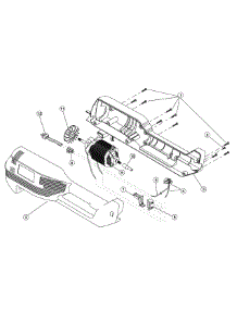 Motor Assembly parts for Yard Machines Handheld Product 41ACETBC978 from AppliancePartsPros.com