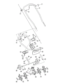General Assembly parts for Yard Machines Tiller 21AK125G800 from AppliancePartsPros.com